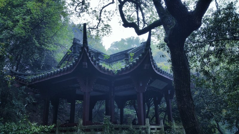 Hangzhou, Ching Ming, The Scenery, Pavilion